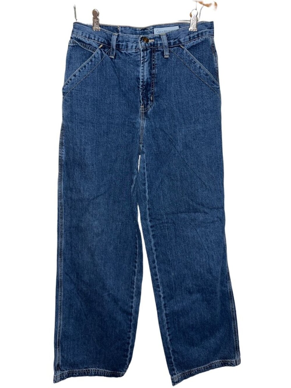 Canyon River Blues Size 9 Junior Straight Leg High Rise Mom Blue Jeans